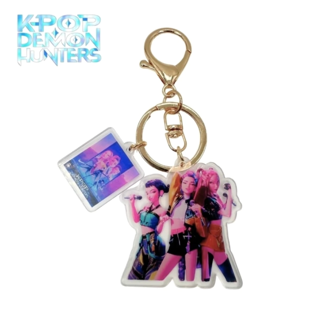 Huntrix Llavero de Acrilico Grupal